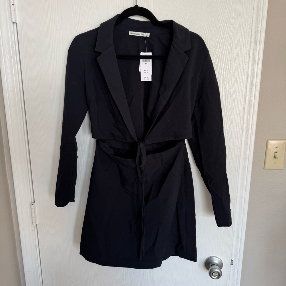 Abercrombie & Fitch Black Blazer Jacket